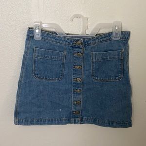 Brandy Melville jean skirt